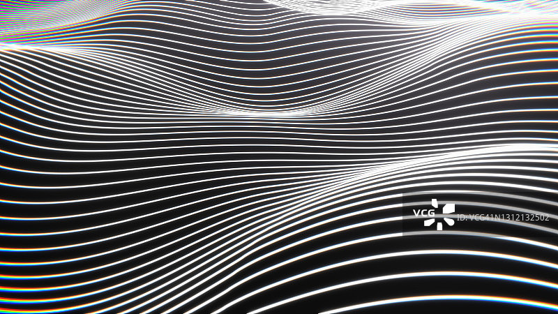 3D渲染：商务科技抽象动感条纹背景图片素材