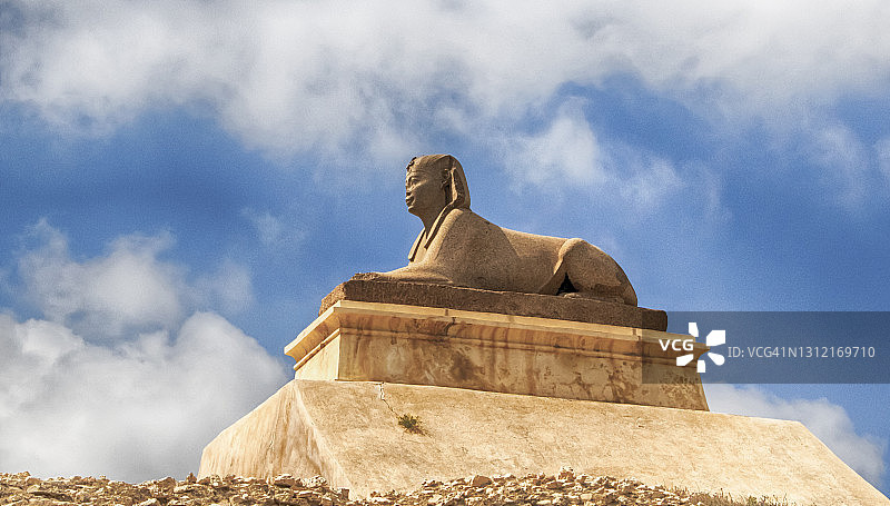 亚历山大狮身人面像图片素材