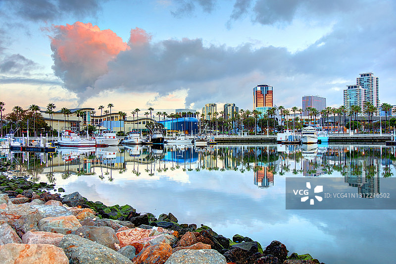 加利福尼亚州长滩图片素材