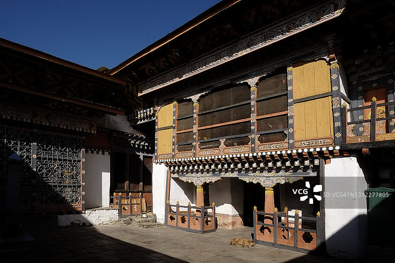 不丹的佛教圣殿图片素材