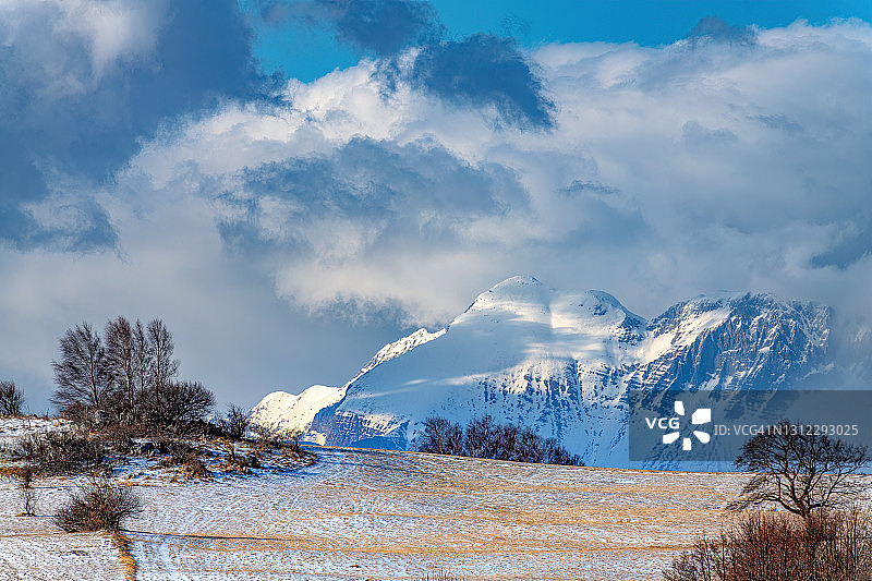 斯洛文尼亚阿尔卑斯山脉风光图片素材
