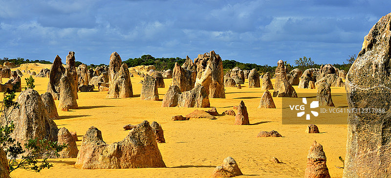西澳大利亚尖峰石阵沙漠图片素材