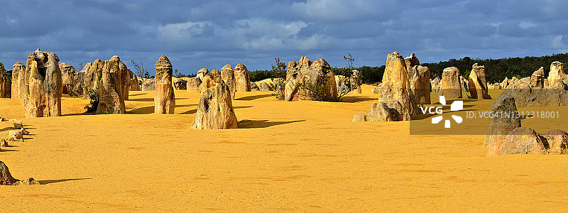 西澳大利亚尖峰石阵沙漠图片素材