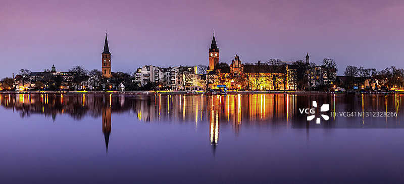 柏林科佩尼克日落图片素材