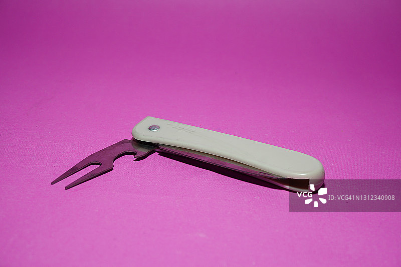 折叠的叉子图片素材