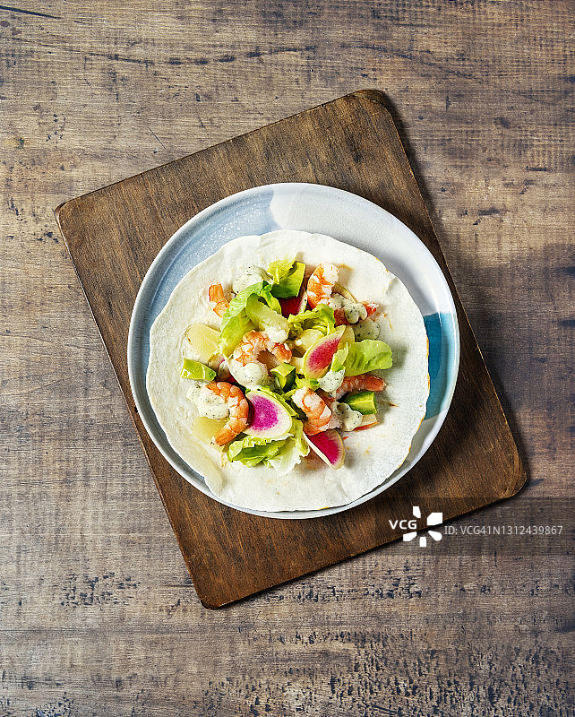 鲜虾玉米饼图片素材