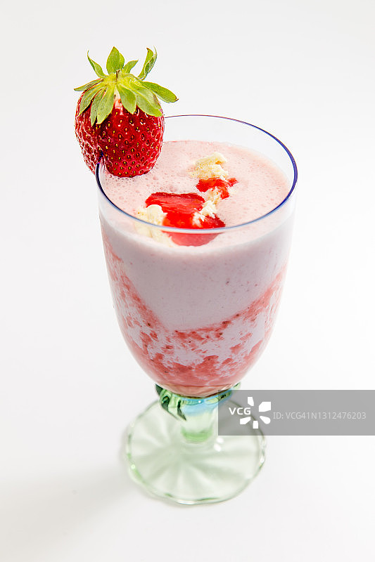 草莓冰沙图片素材