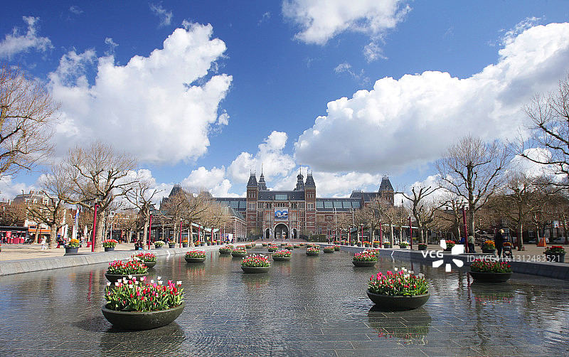 阿姆斯特丹郁金香节图片素材