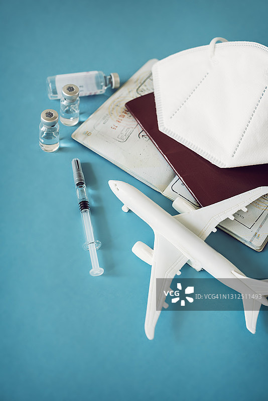 疫情期间的旅行概念图片素材