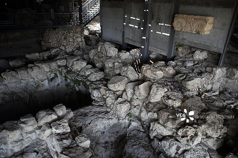 大卫王宫殿遗址图片素材