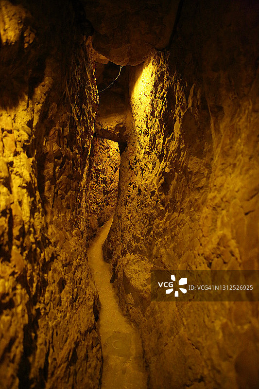 大卫城中的迦南隧道图片素材