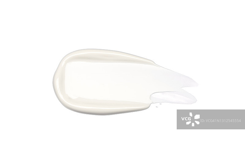 白色乳霜涂抹，健康理念，扁平风图片素材