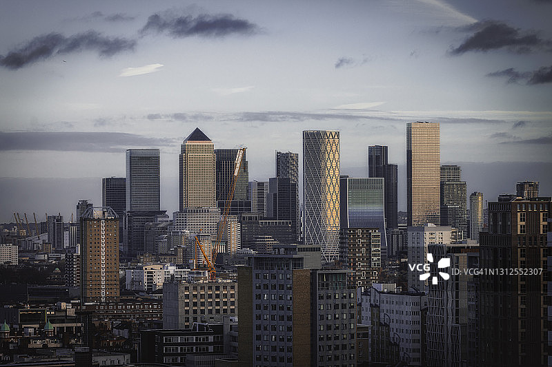 伦敦日落景观图片素材