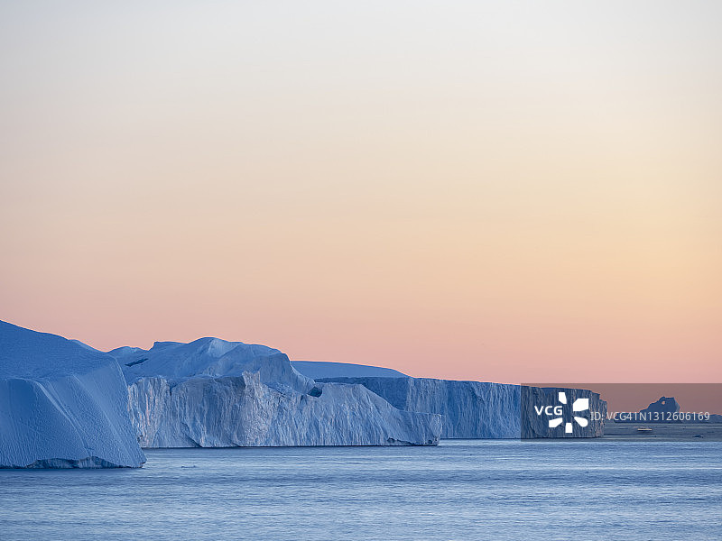 伊卢利萨特冰峡湾，迪斯科湾图片素材