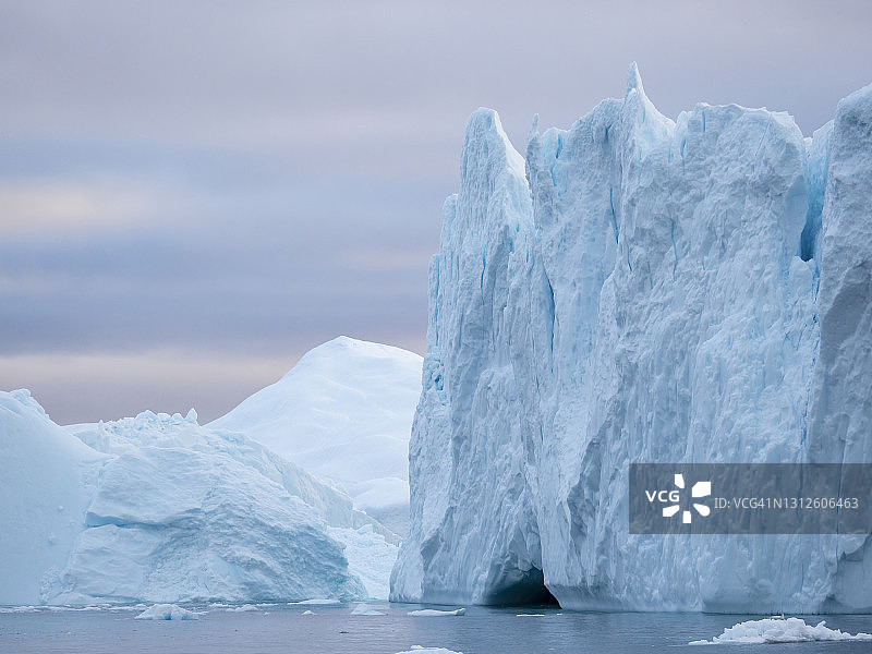 伊卢利萨特冰峡湾，迪斯科湾图片素材