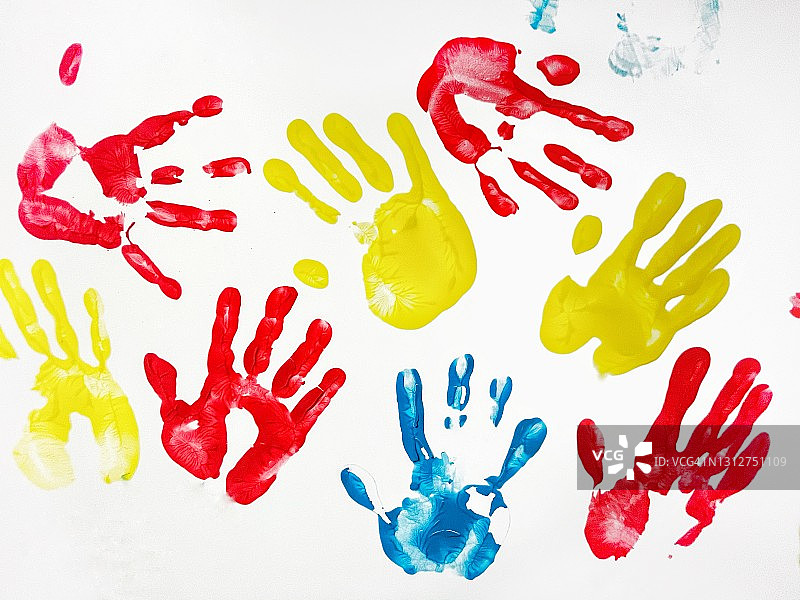 手印掌纹艺术作品图片素材