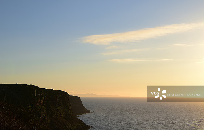 坎布里亚海岸和马恩岛图片素材