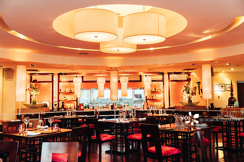 精致餐饮餐厅内部图片素材