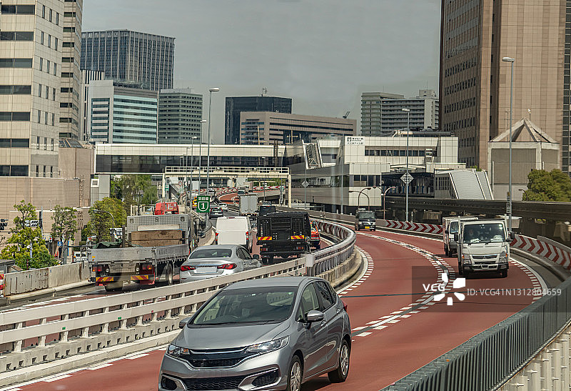 日本东京城市高速公路图片素材