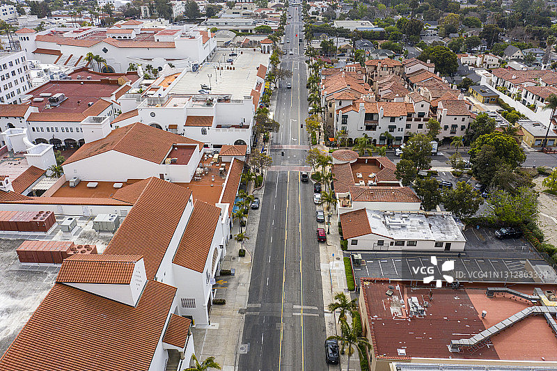 圣巴巴拉市中心图片素材