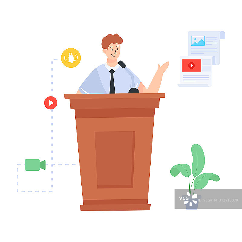 公众演讲者图片素材