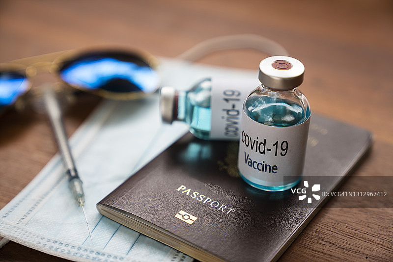 新冠疫苗通行证图片素材