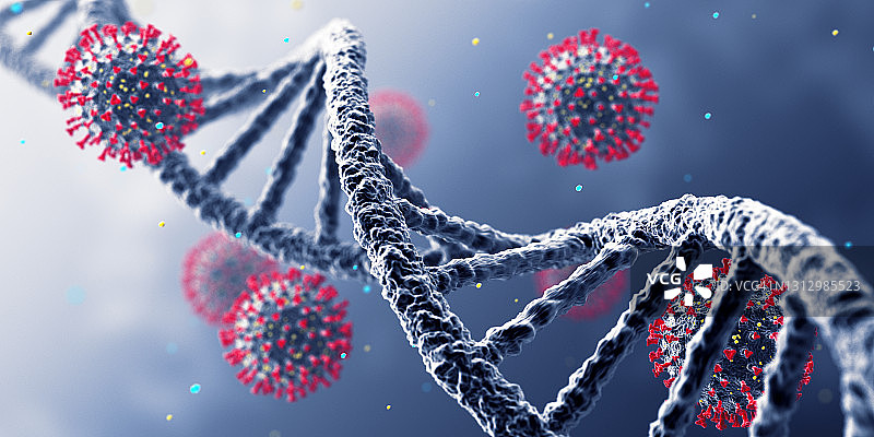 DNA病毒图片素材
