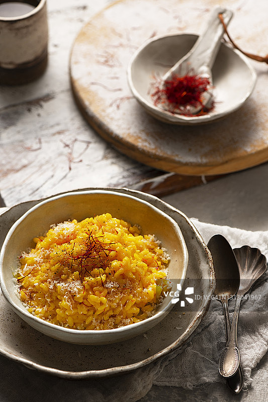 番红花烩饭图片素材