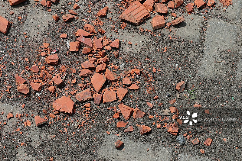 屋顶碎片图片素材