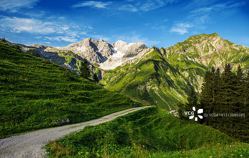 美丽的奥地利乡村景观图片素材