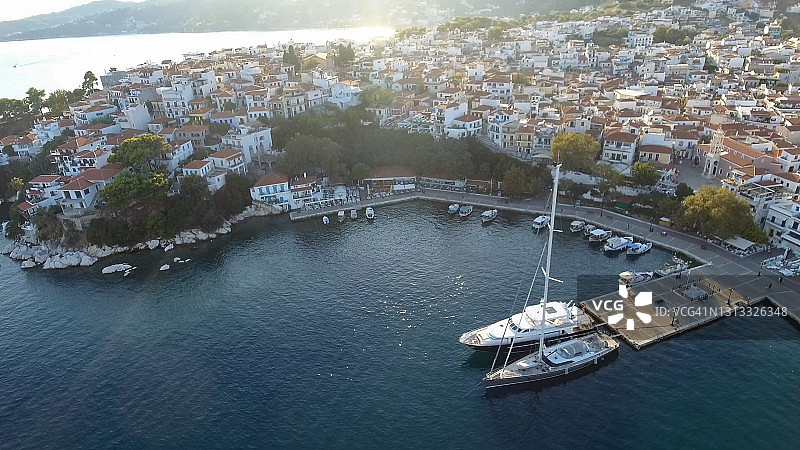 斯基亚索斯港图片素材