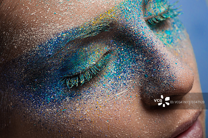 女士化妆图片素材