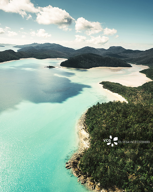 圣灵群岛航拍图片素材