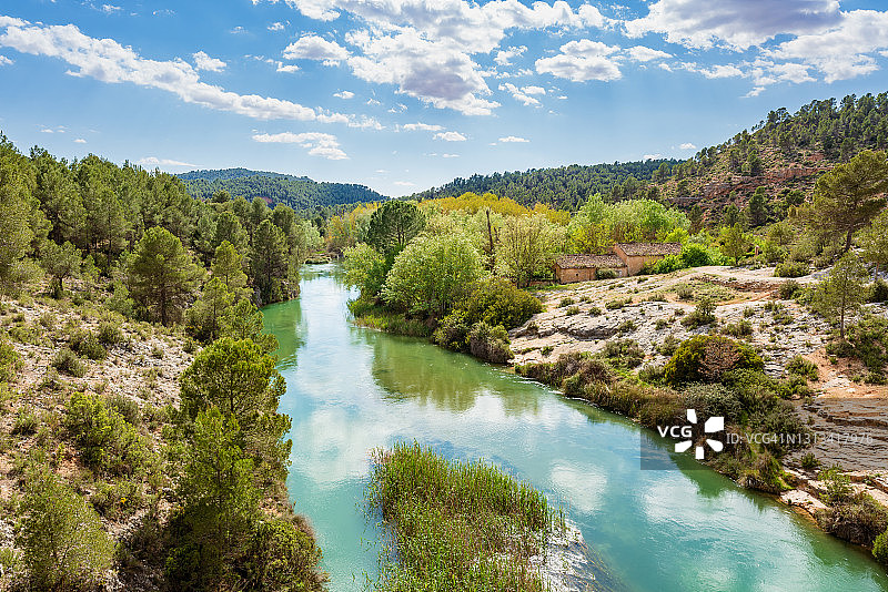 卡夫列尔河峡谷自然保护区，瓦伦西亚和昆卡图片素材