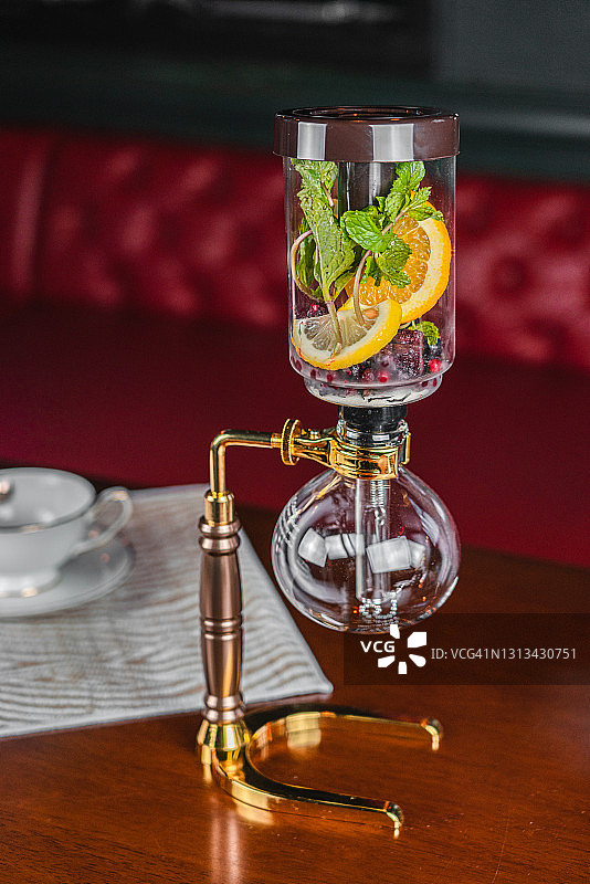 虹吸壶茶，虹吸壶咖啡图片素材