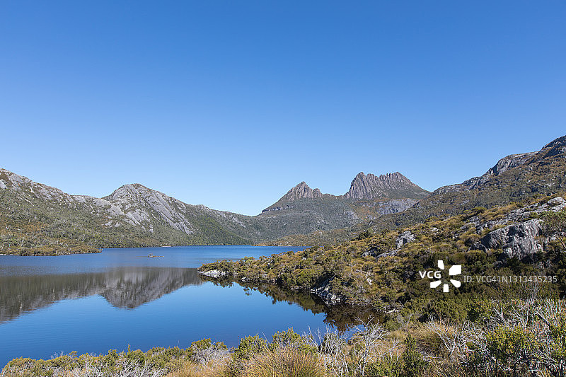 摇篮山鸽子湖图片素材