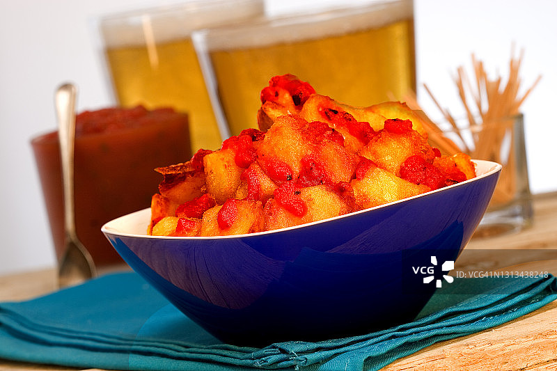 香辣土豆图片素材