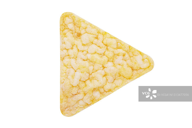 白色背景上的爆米花薯片图片素材