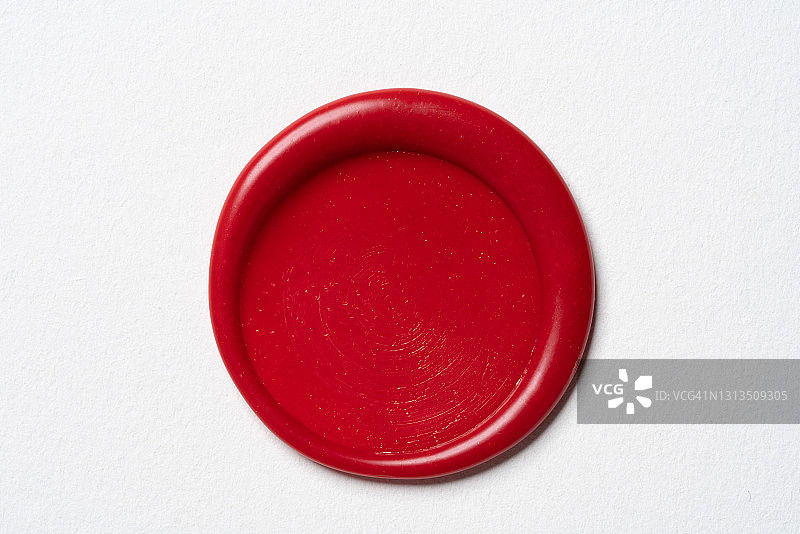 红色火漆印章图片素材