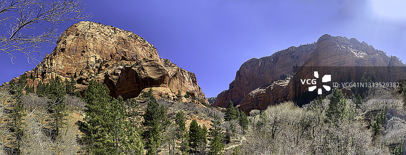 锡安国家公园的科洛布峡谷图片素材