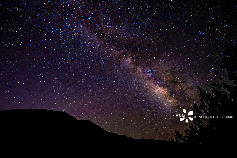 新墨西哥州的银河图片素材