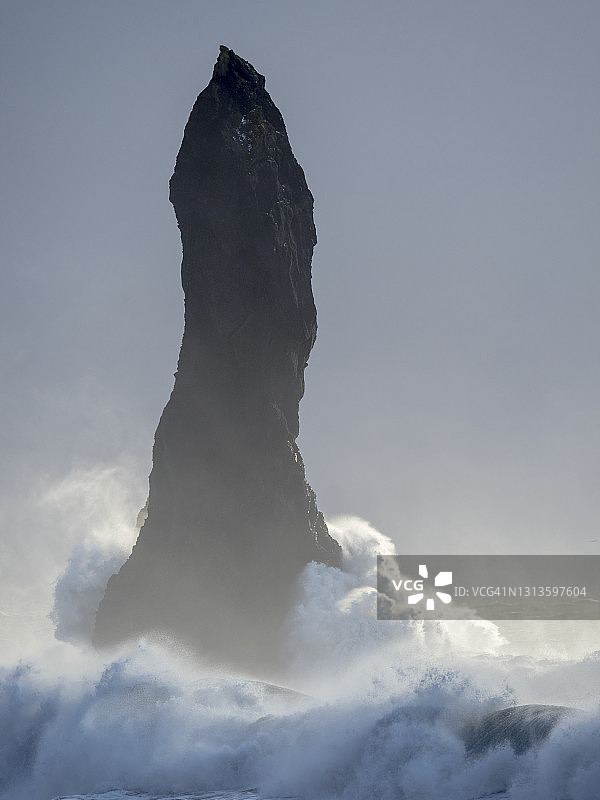 冰岛维克镇附近北大西洋海岸风光图片素材