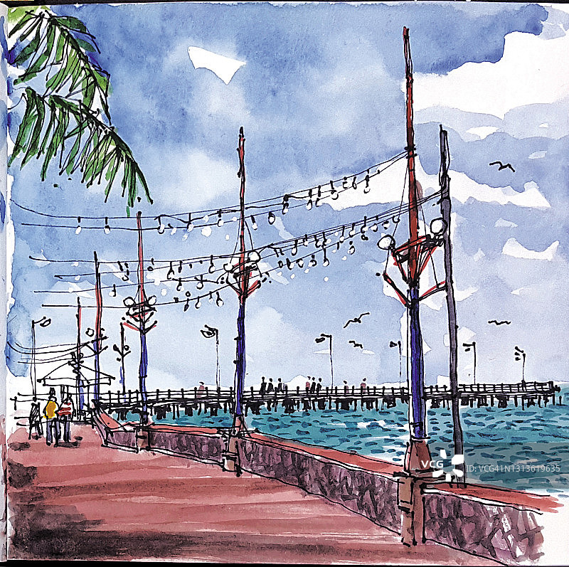 印度尼西亚雅加达城市风光图片素材