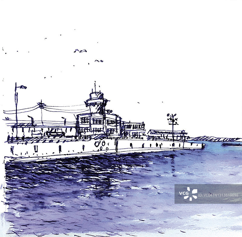 日本屋久岛海景图片素材