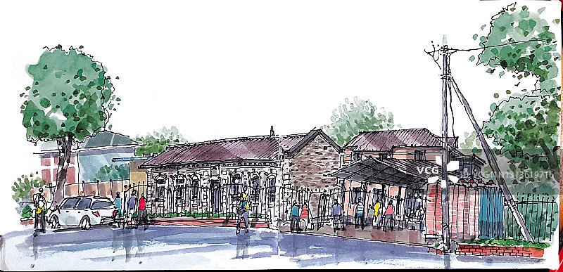 崔宰亨纪念馆，俄罗斯符拉迪沃斯托克图片素材