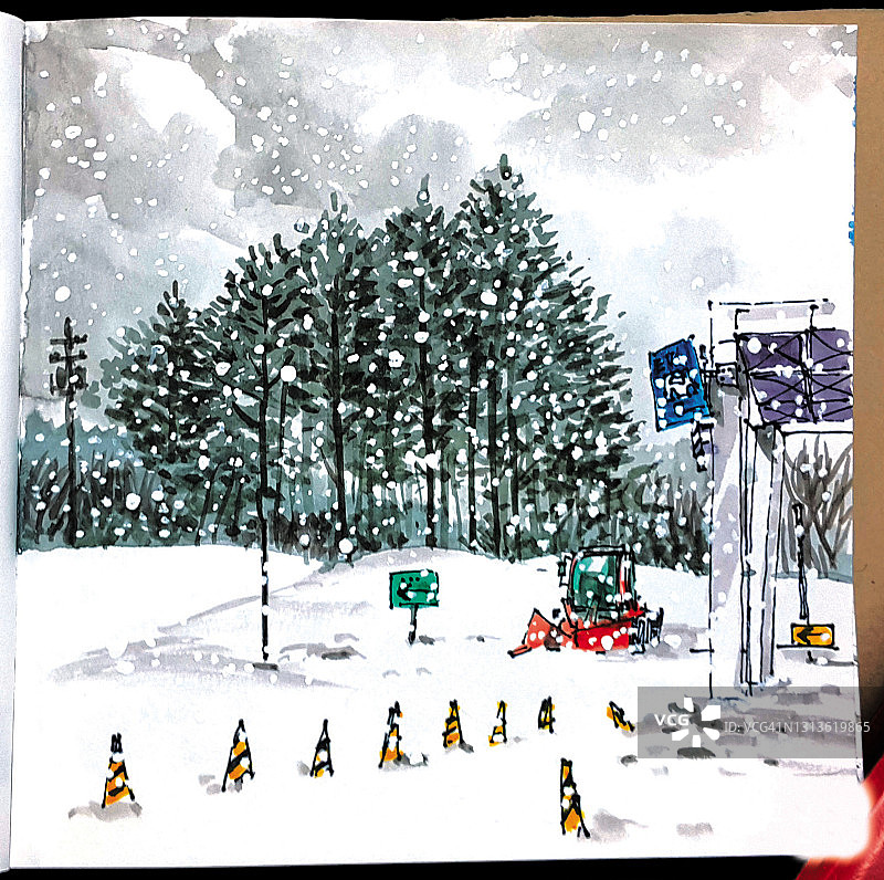 日本北海道景观图片素材