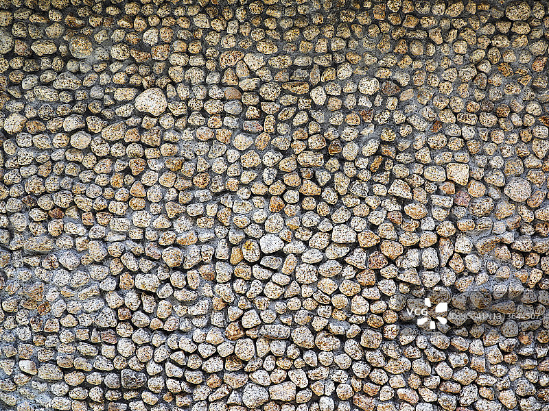 花岗岩鹅卵石墙面图片素材