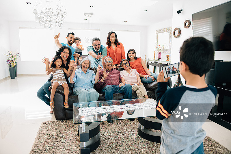 多代同堂家庭照图片素材