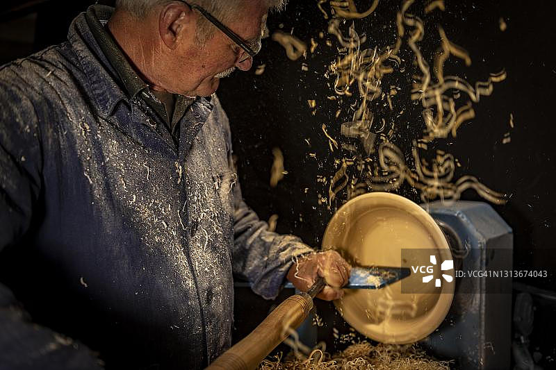 德国的木旋工匠图片素材