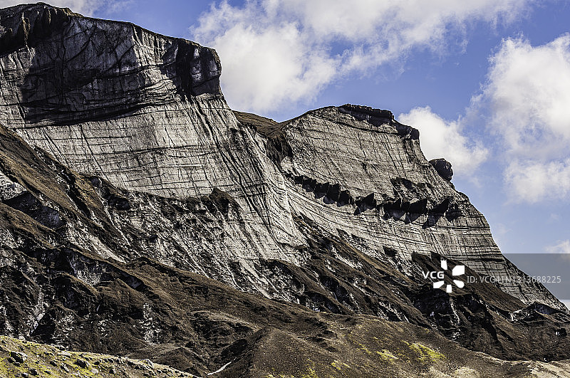 南极洲欺骗岛贝利角冰川冰崖图片素材